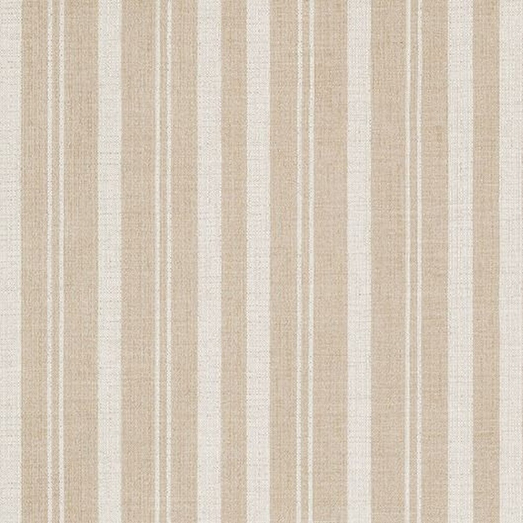 Color: Beige Tan, Material: 100% Sunbrella Acrylic, Mildew Resistant: Yes, Selvedge: Left-Right, Recommended Use: Indoor Outdoor Upholstery Cushion Pillow Drapery, Warranty: 5 Year, Water Repellent: Yes, Width: 54", Type: Stripe, Repeat: 0Vx7.15H