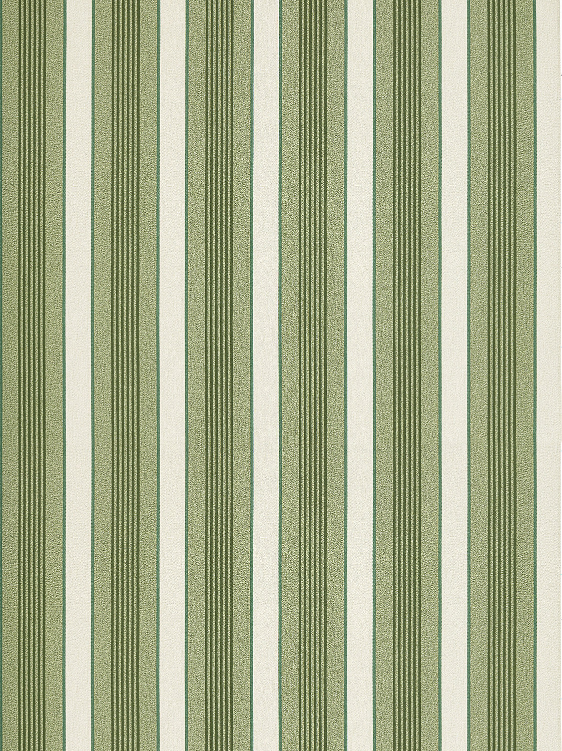 Arlo Stripe - Evergreen - Scalamandre Wallpaper
