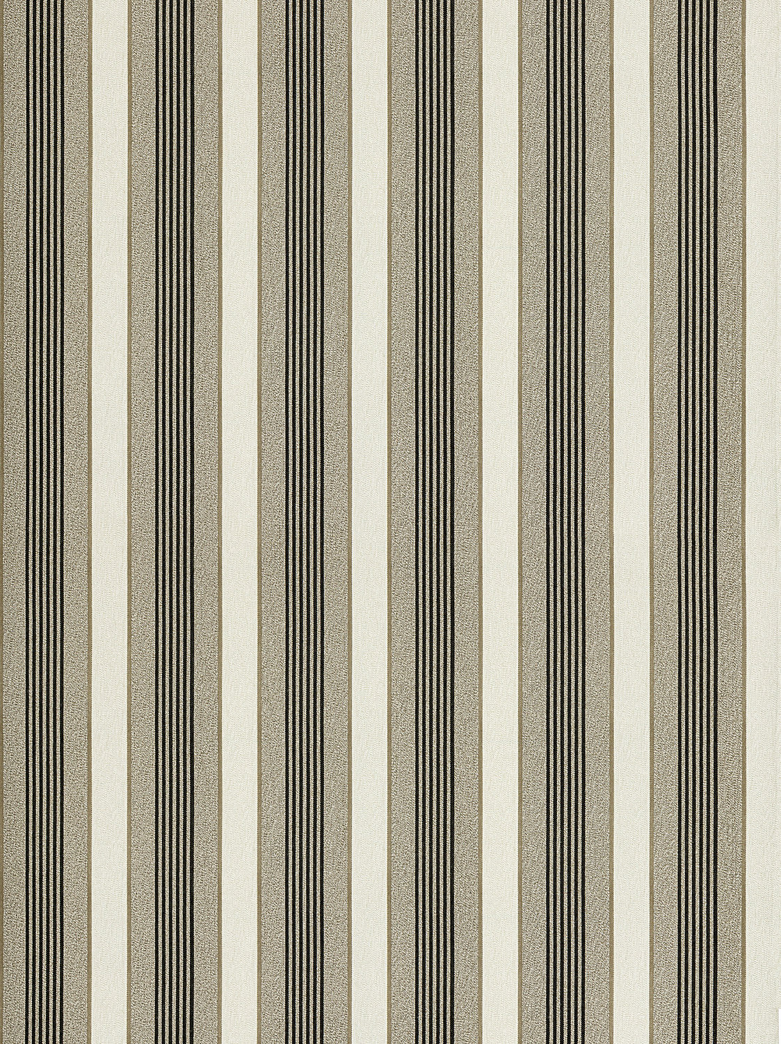 Arlo Stripe - Mocha - Scalamandre Wallpaper