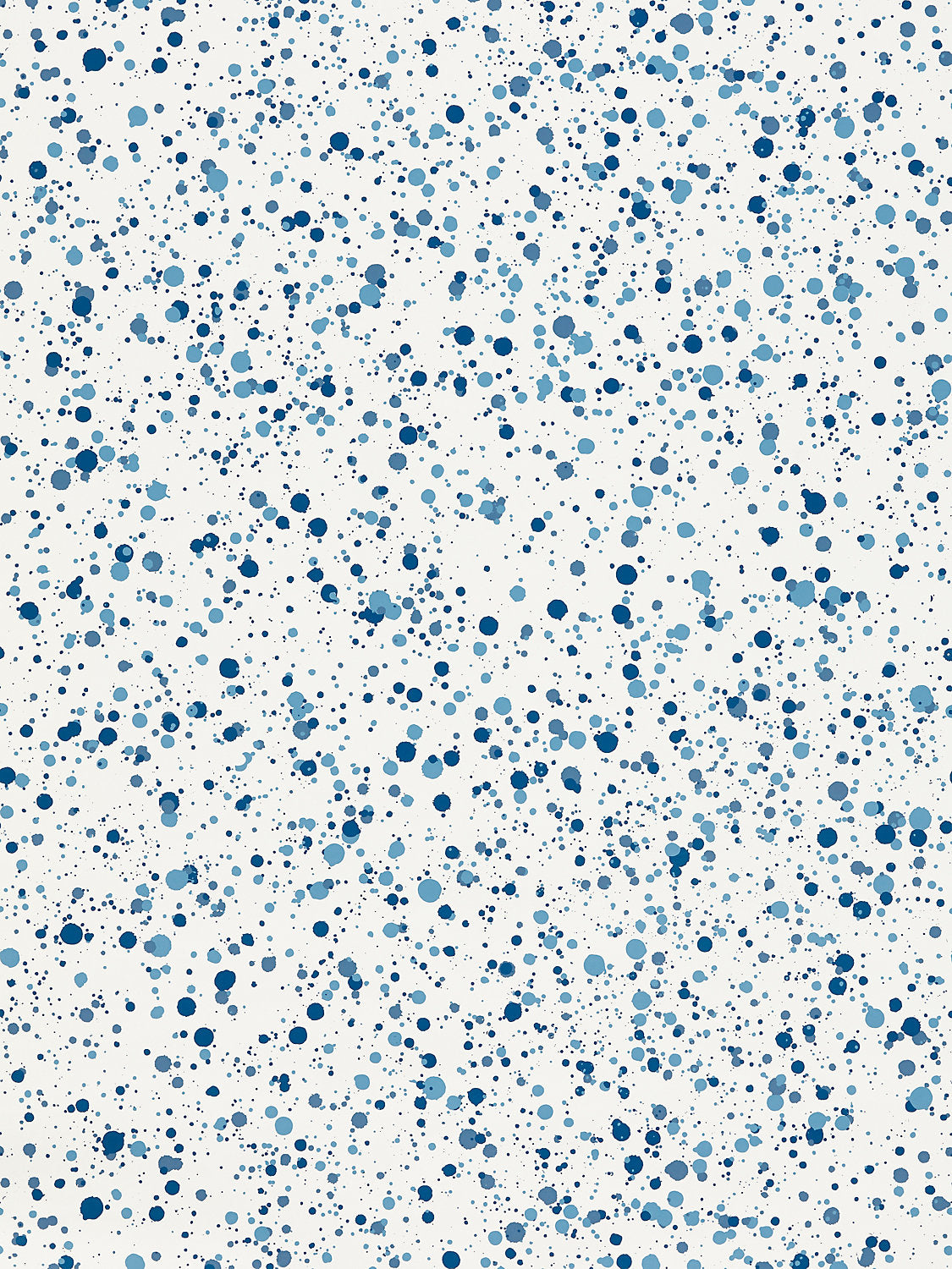 Spatter - Navy On White