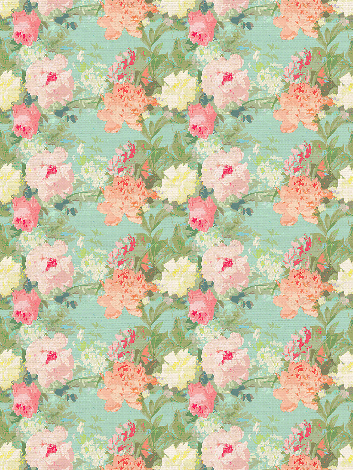 Les Fleurs - Spring - Scalamandre Wallpaper