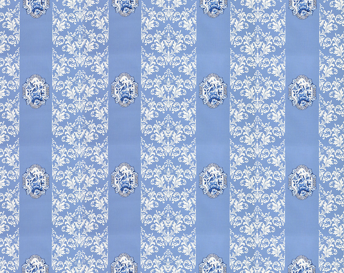 Imperial - Blue - Scalamandre Wallpaper