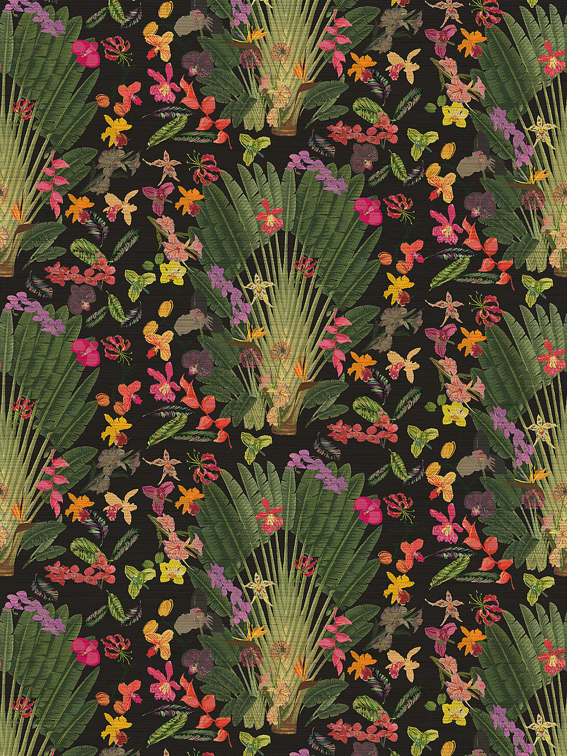 Fantasy Tropical - Black