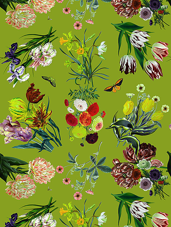 Flora & Fauna - Fontana - Scalamandre Wallpaper