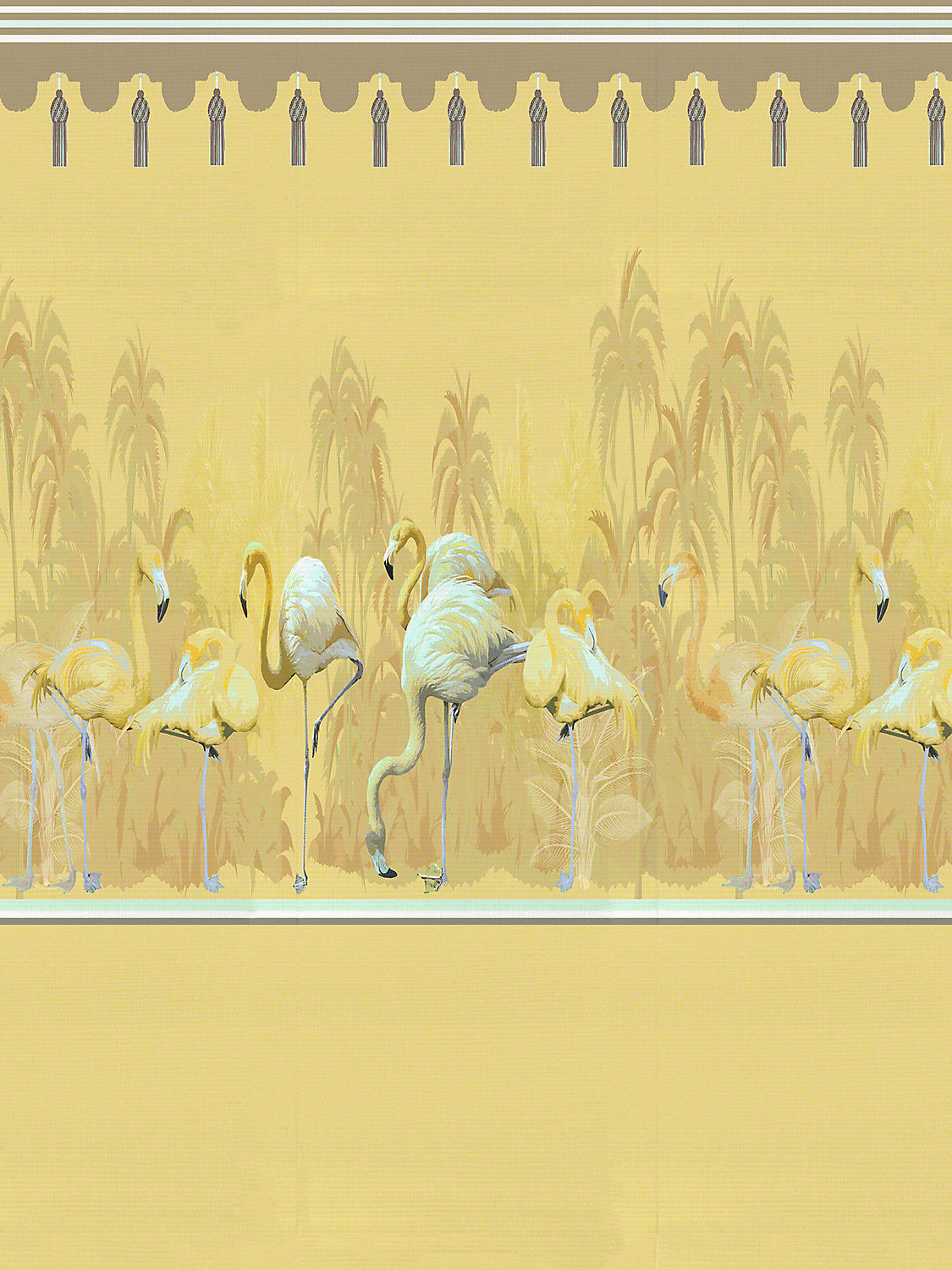 Palm Springs Diptych - Golden - Right Panel