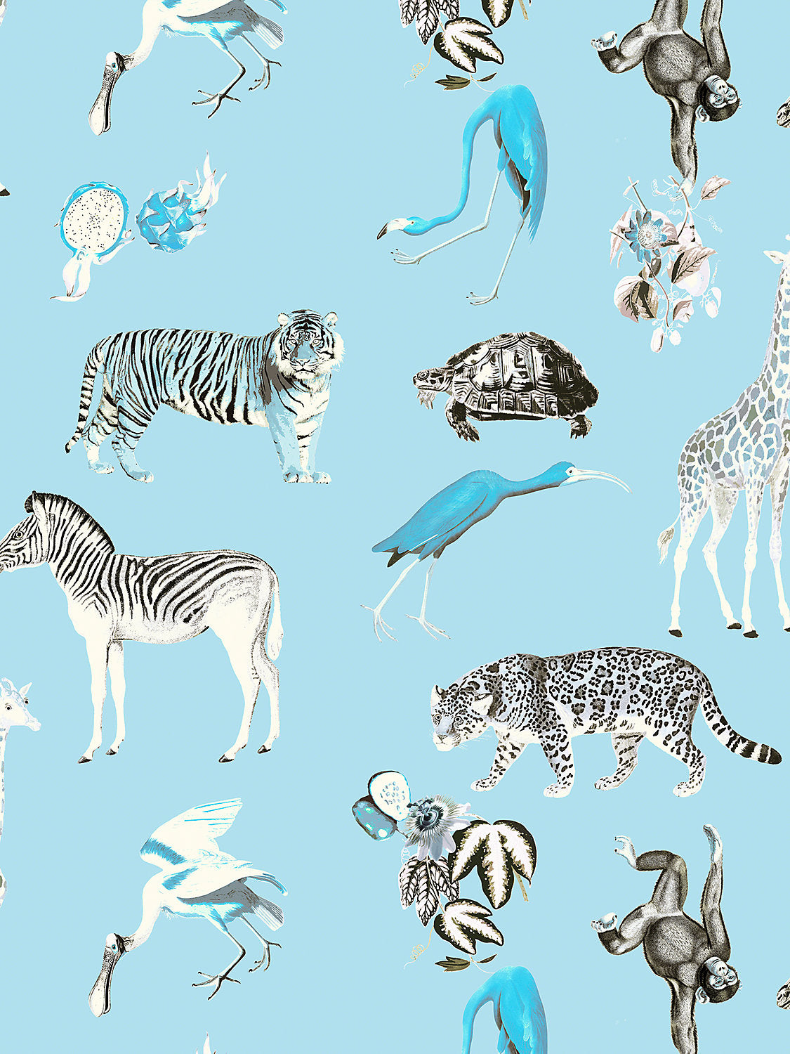 Exotix - Stamford - Scalamandre Wallpaper