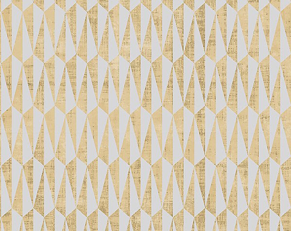 Tripod - Gold - Scalamandre Wallpaper