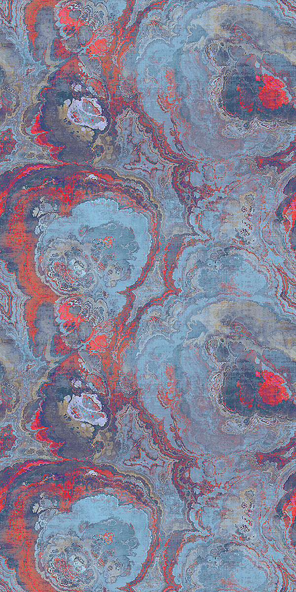 Agate - Lava - Scalamandre Wallpaper