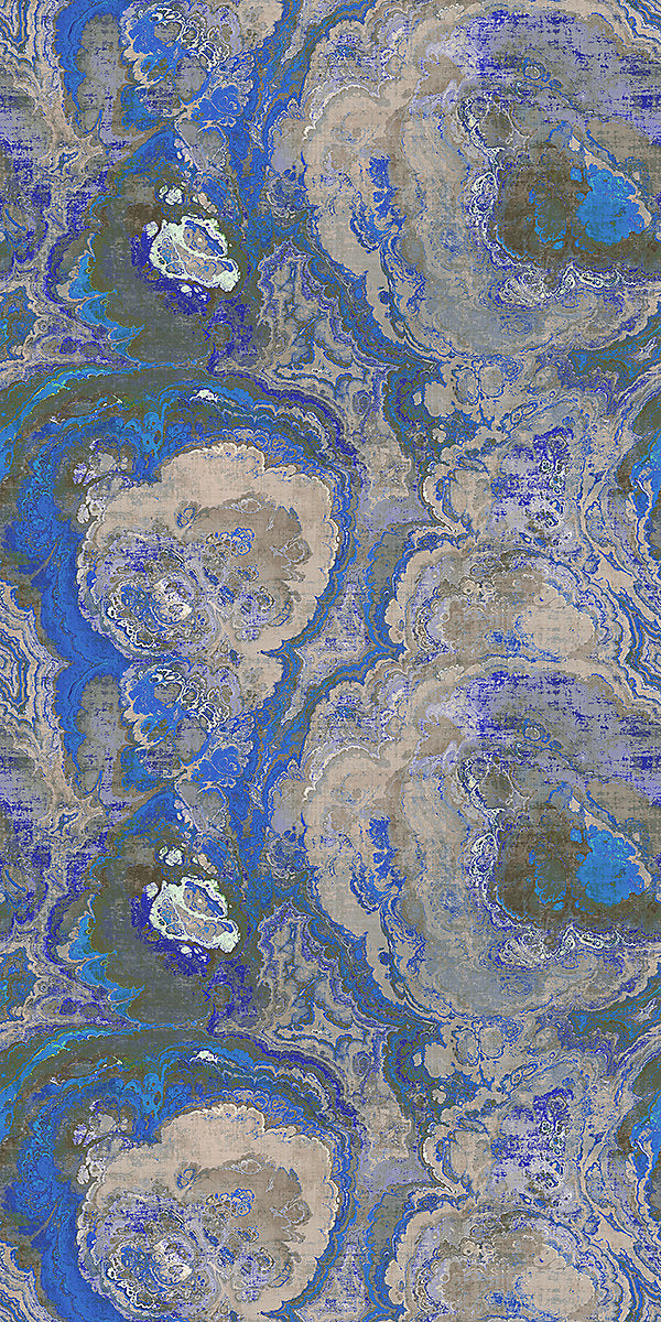 Agate - Sodalite - Scalamandre Wallpaper