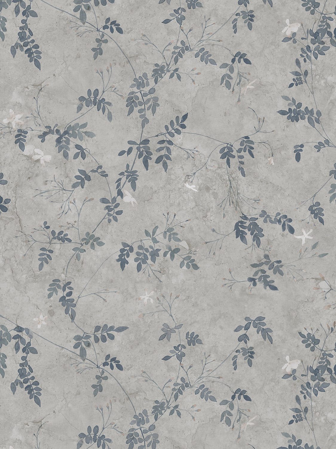 Irene - Indigo Blue - Scalamandre Wallpaper