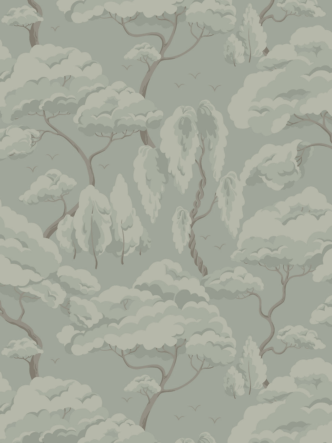 Kristoffer - Sage Green - Scalamandre Wallpaper