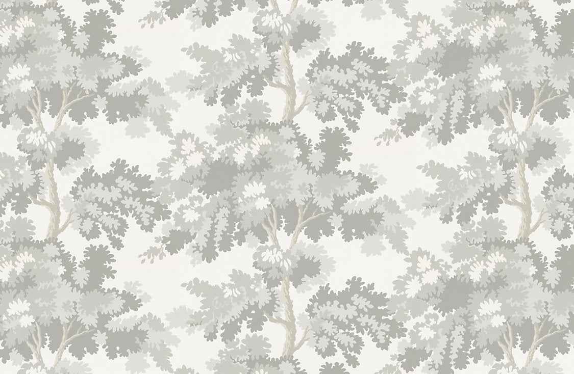 Raphael - Gray by Scalamandre Wallpaper
