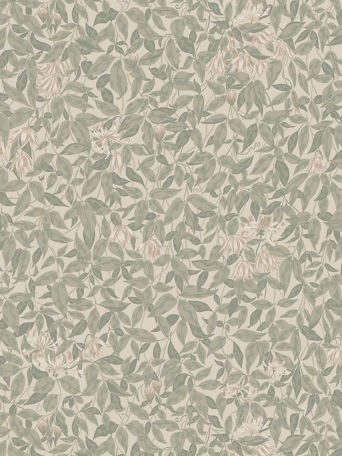 Linnea - Garden Green - Scalamandre Wallpaper