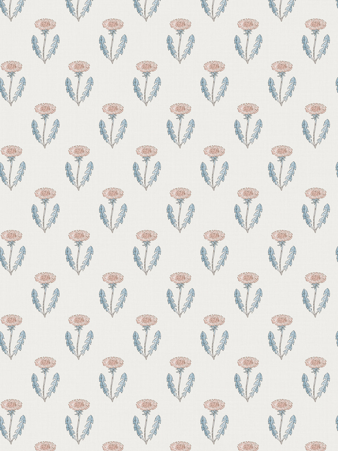 Maskrosen - Pink - Scalamandre Wallpaper