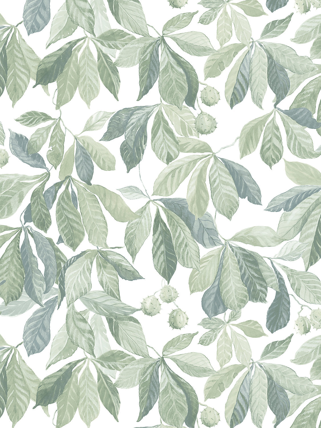 Kersti - Spring Green - Scalamandre Wallpaper