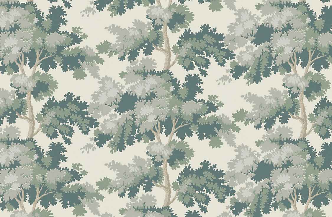 Raphael - Green by Scalamandre Wallpaper - Scalamandre Wallpaper