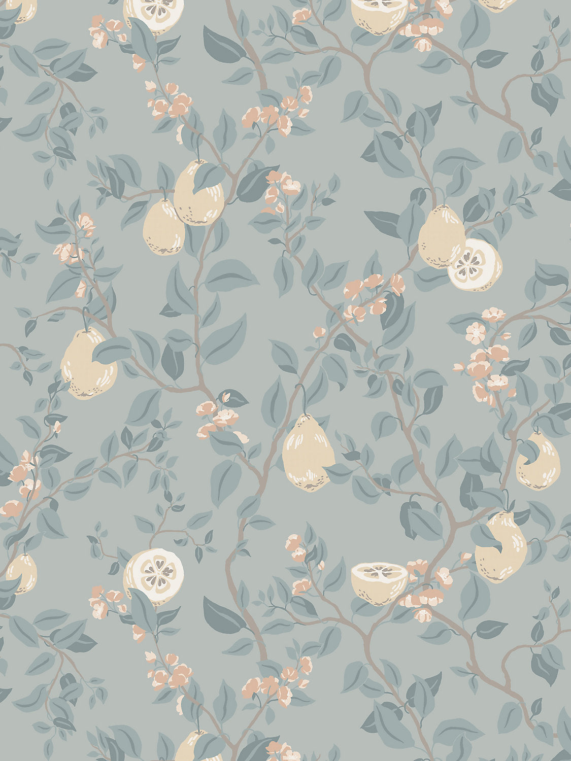 Kvitten - Soft Blue - Scalamandre Wallpaper