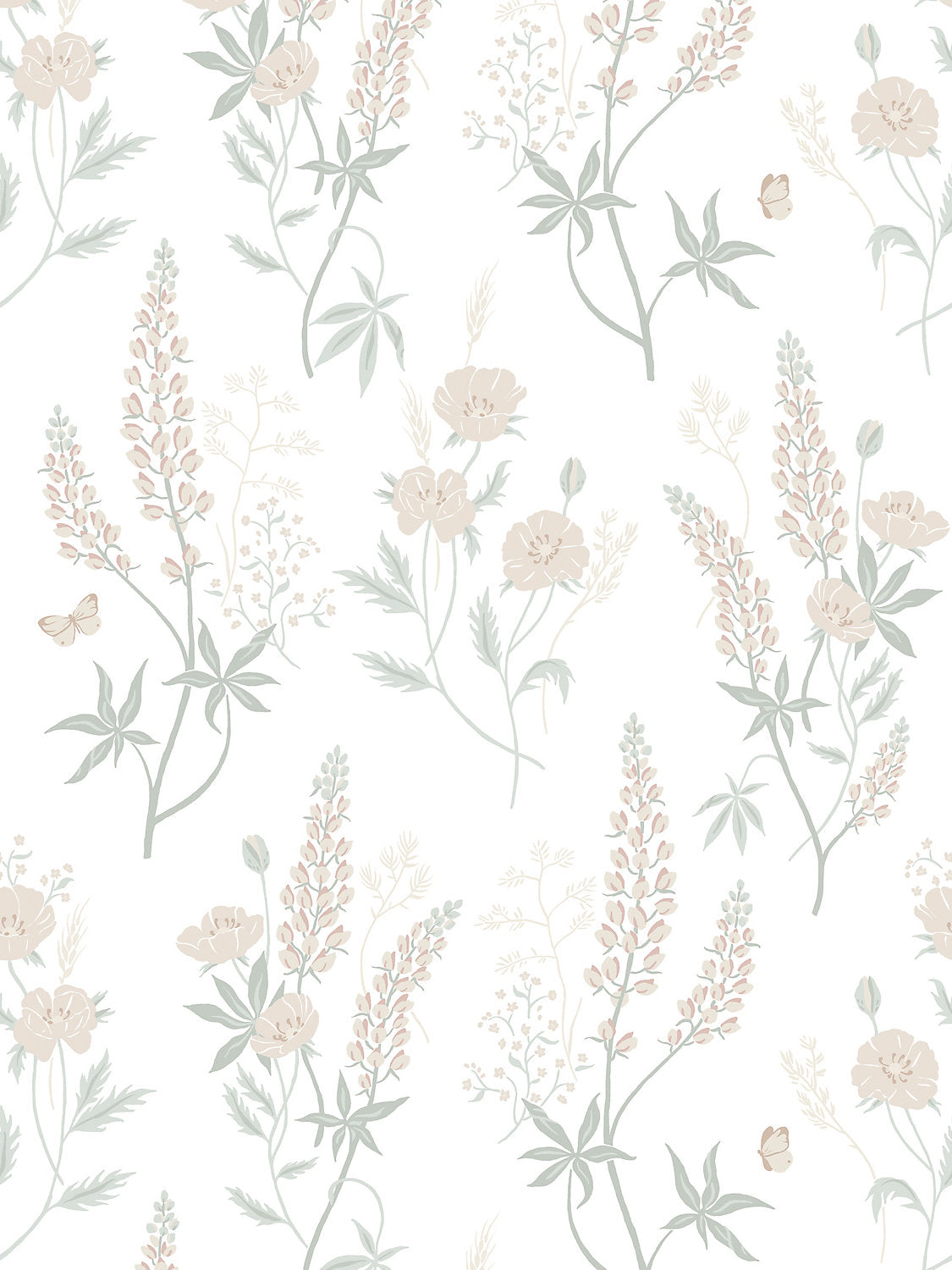 Emma - Pastel - Scalamandre Wallpaper