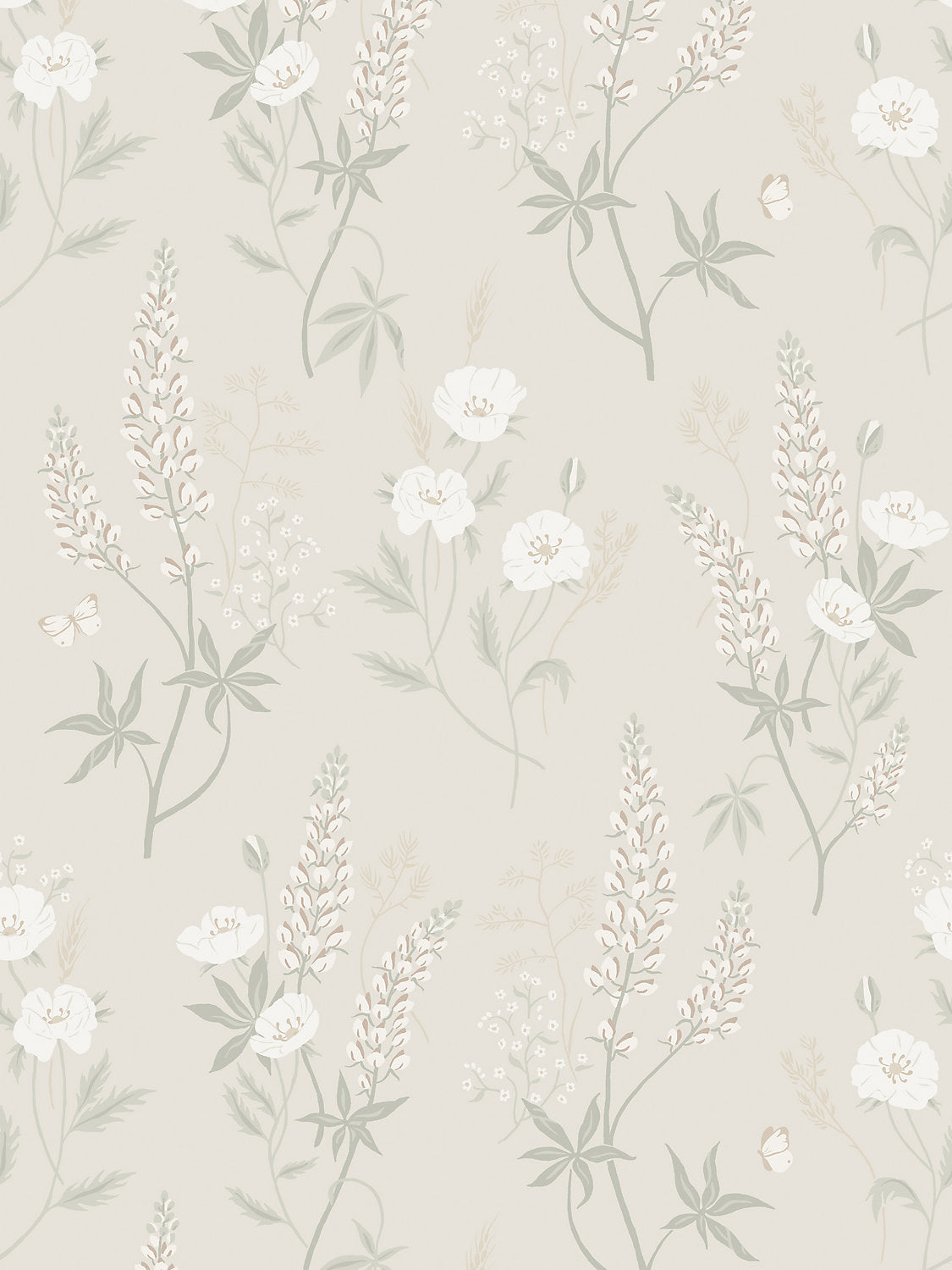Emma - Linen - Scalamandre Wallpaper