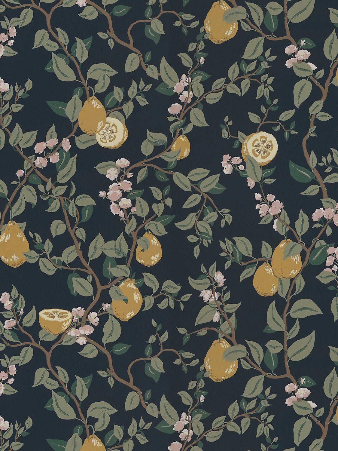 Kvitten - Midnight Blue - Scalamandre Wallpaper