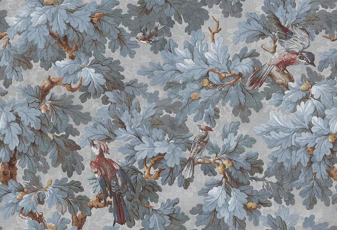 Benjamin | Mural - Misty Blue