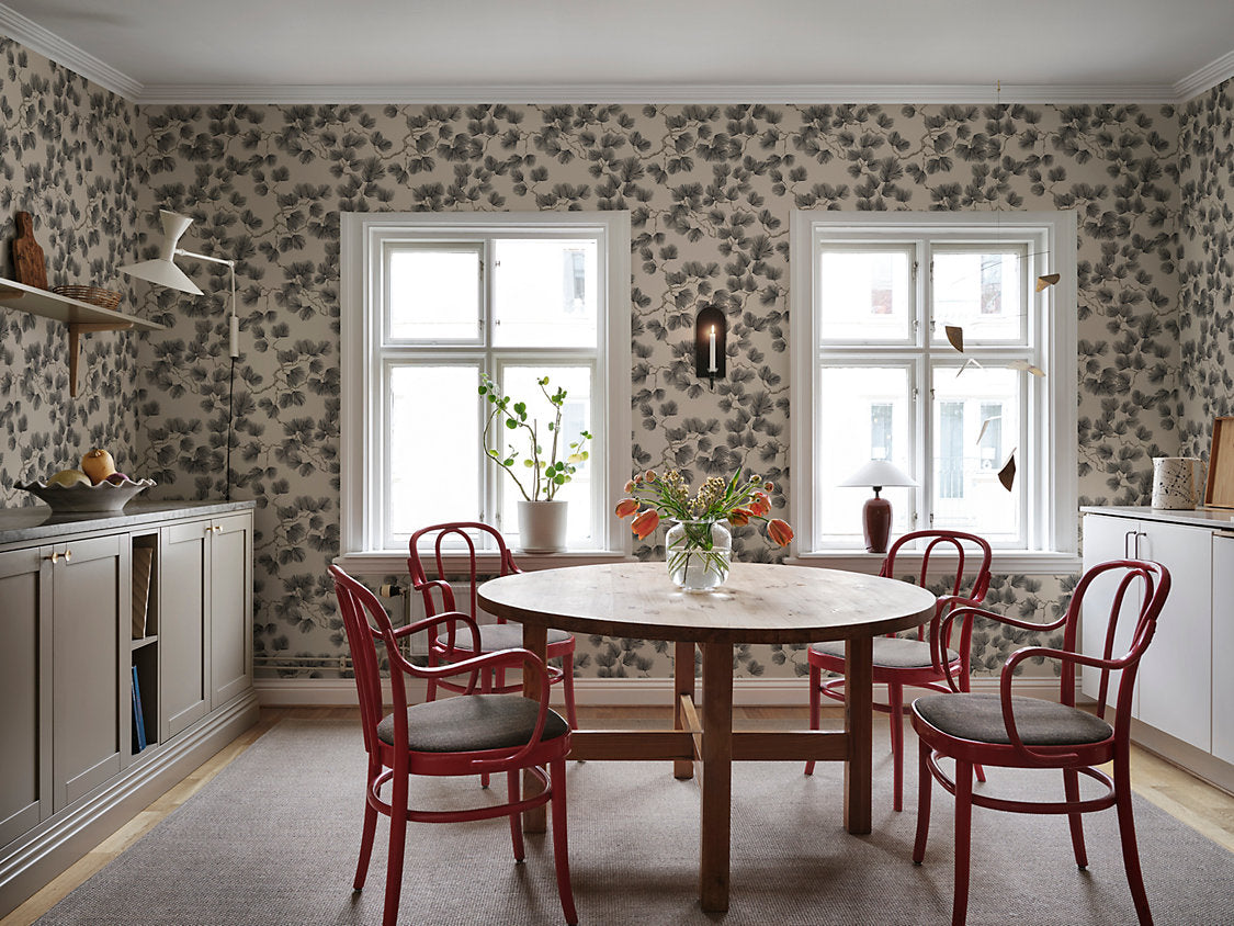 Pine Misty Brown WSB 0804 0325 by Sandberg Wallcovering