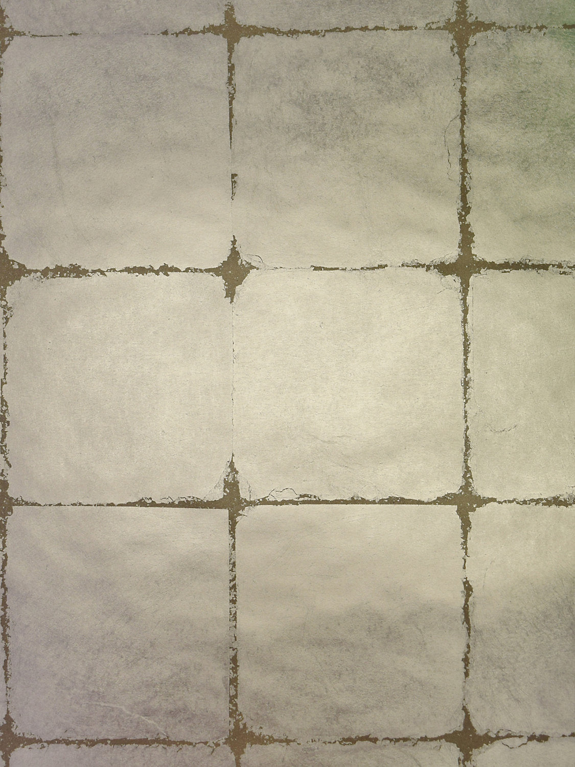 Silver Leaf Squares - Platinum
