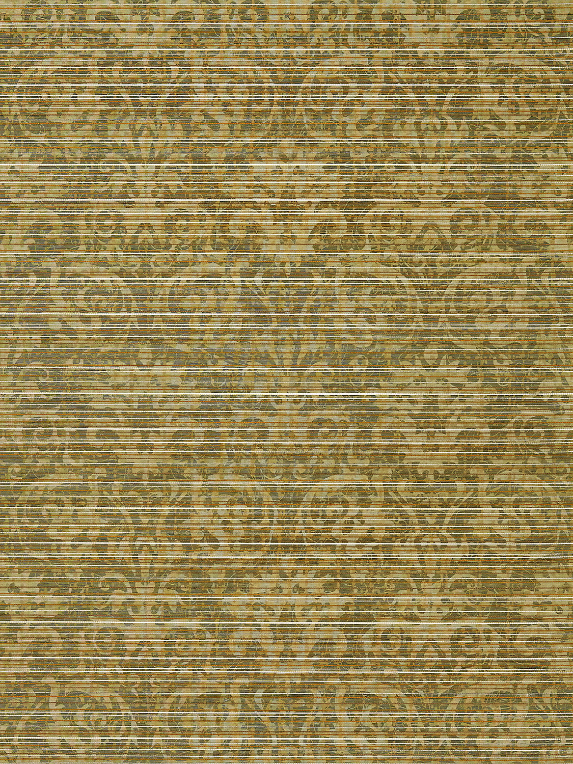 Venetian Heritage - Ochre - Scalamandre Wallpaper