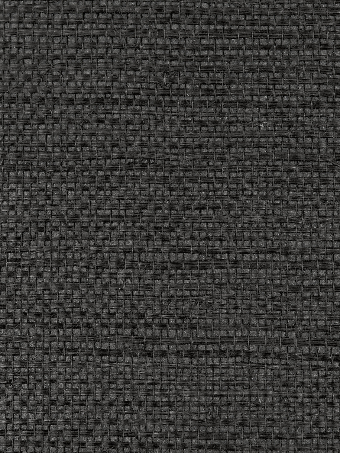 Simply Sisal - Noir - Scalamandre Wallpaper