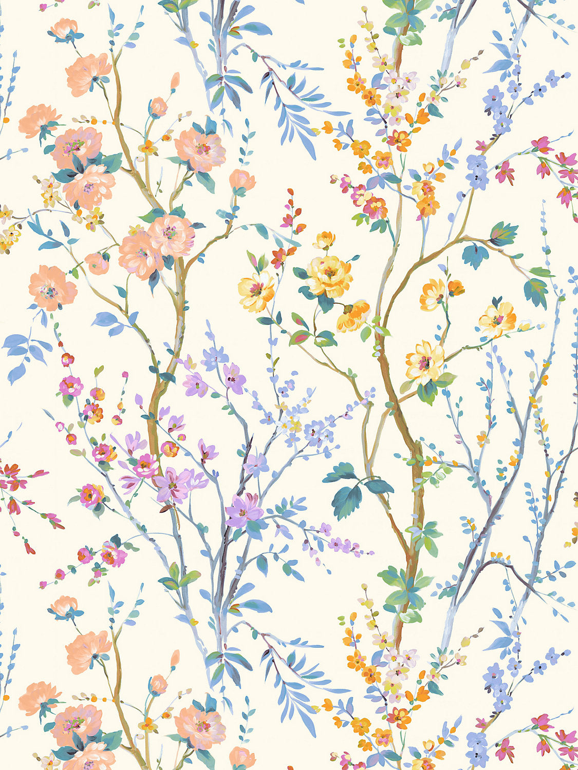 POTPOURRI Peach Marigold WW WP88604D 0002 - Scalamandre Wallcovering