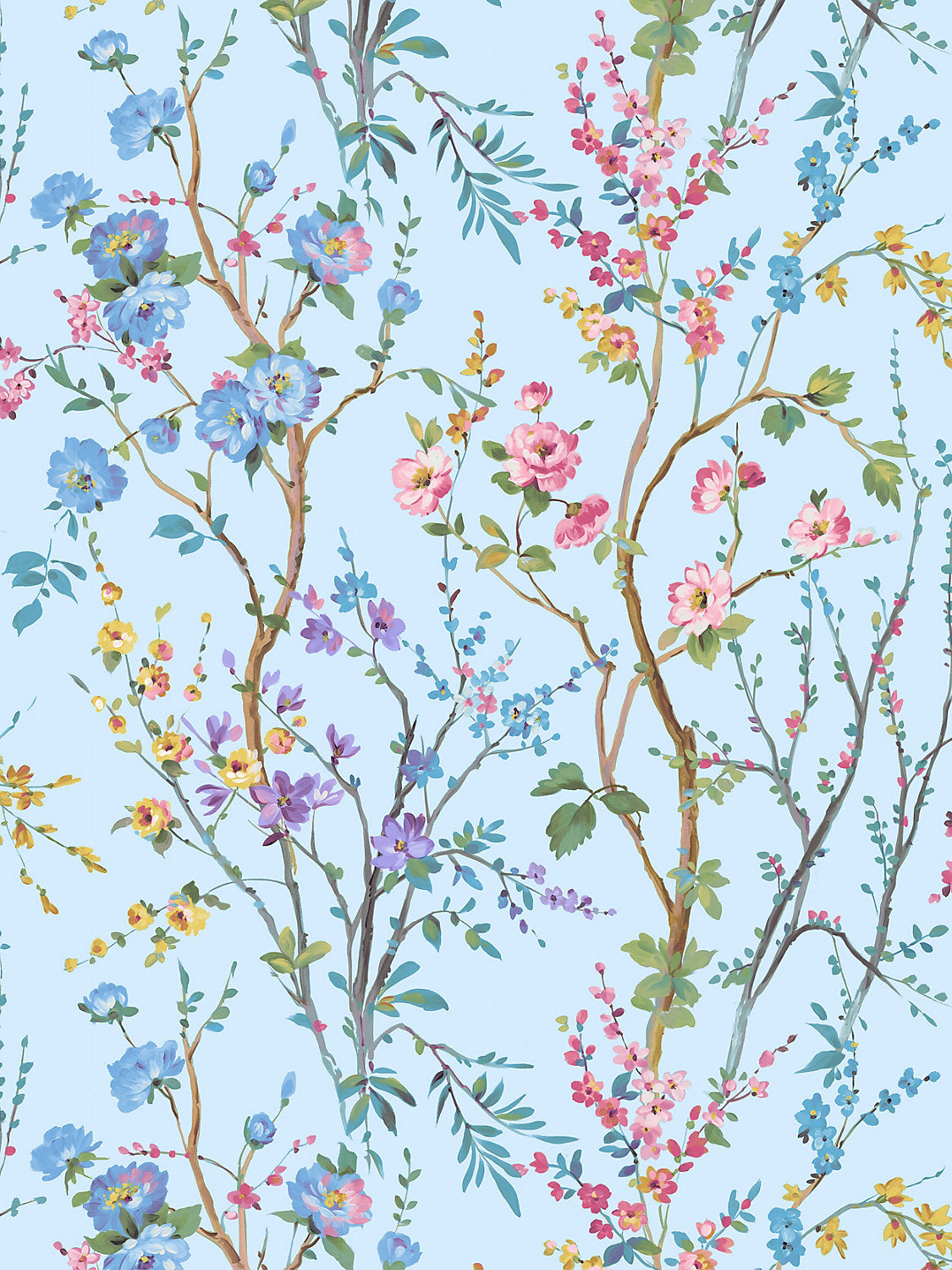 POTPOURRI Bluebell WW WP88604D 0005 - Scalamandre Wallcovering