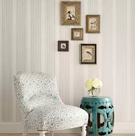 Braemar Abbotsford Ivory/Golden - Nina Campbell - NCW4123-06 Wallcovering