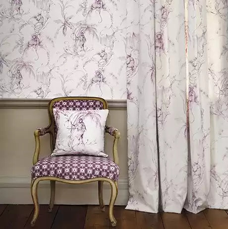 Fontibre Barbary Toile Blue - Nina Campbell - NCF4193-03 Fabric