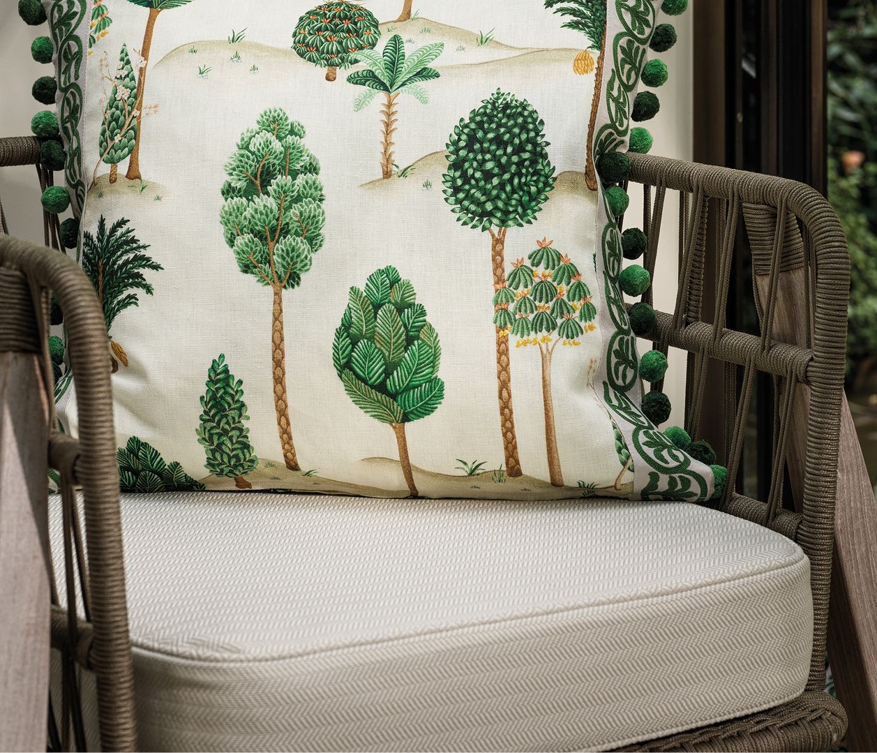 Alfresco Beachcomber Lagoon - Osborne & Little - F7865-02 Fabric