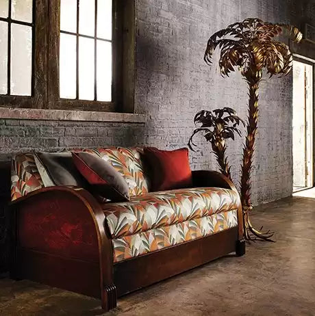 Fantasque Chrysler Terracotta/Taupe - Osborne & Little - F6862-02 Fabric