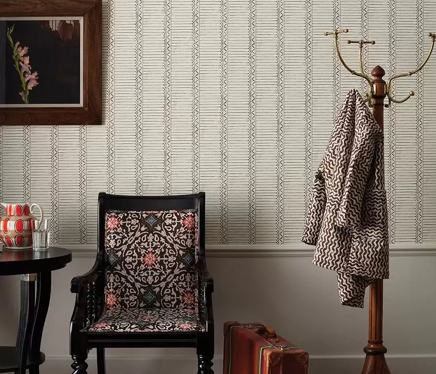 Les Rêves Domiers Aqua/Ivory - Nina Campbell - NCW4307-03 Wallcovering
