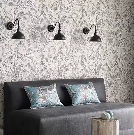 Persian Garden Kayyam Linen/Ivory - Osborne & Little - W6495-06 Wallcovering