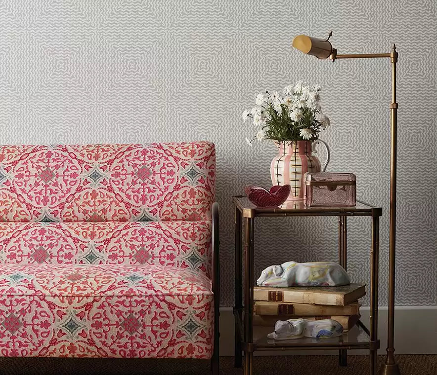 Les Rêves Mourlot Aqua - Nina Campbell - NCW4302-04 Wallcovering