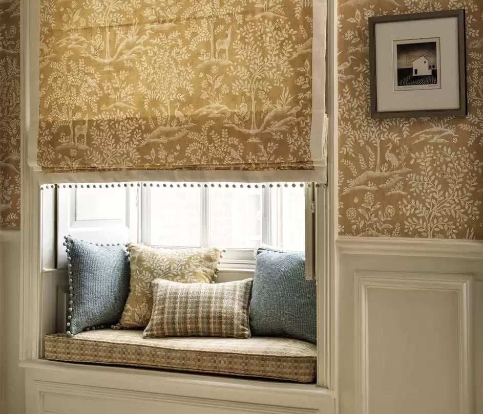 Montsoreau Foret Ochre - Nina Campbell - NCF4484-01 Fabric