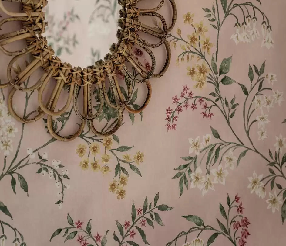 Signature Almora Lilac/Gold - Nina Campbell - NCW4491-02 Wallcovering