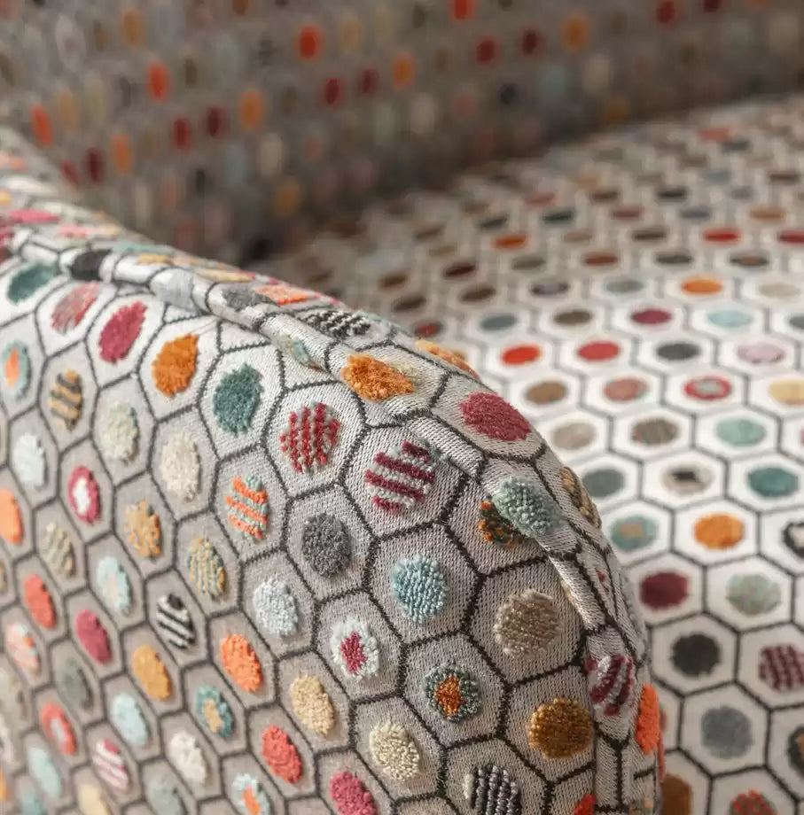 Gloriana Pelangi Velvet Multi - Osborne & Little - F7423-03 Fabric