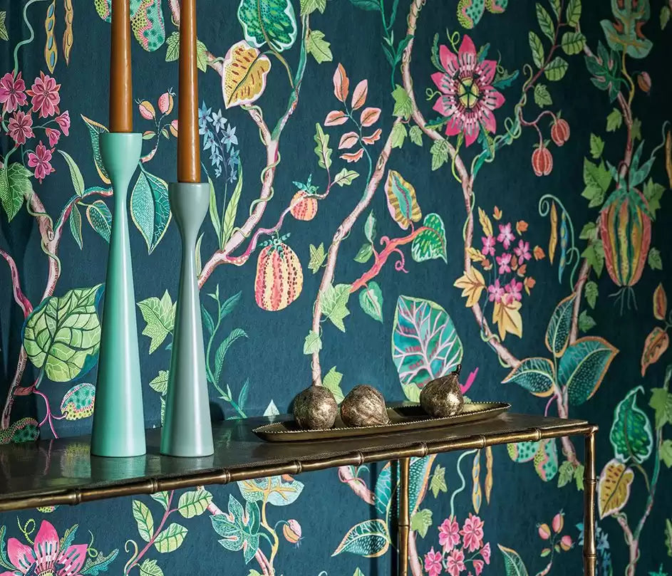 Rhapsody Mythica Amber. - Osborne & Little - W7816-02 Wallcovering