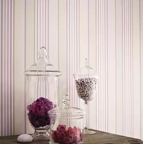 Strand Marylebone Pale Gilver - Osborne & Little - W6294-03 Wallcovering
