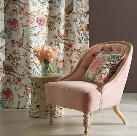 Coromandel Perdana Blue/White - Nina Campbell - NCF4245-01 Fabric