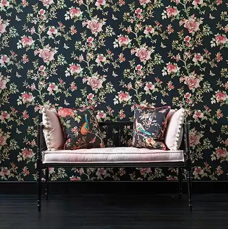 Coromandel Perdana Blue/Ivory - Nina Campbell - NCW4276-04 Wallcovering