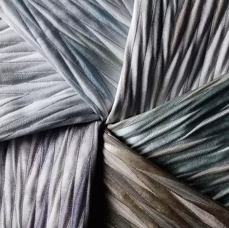 Prism Silks Cocoon Lilac/Silver - Osborne & Little - F7001-06 Fabric