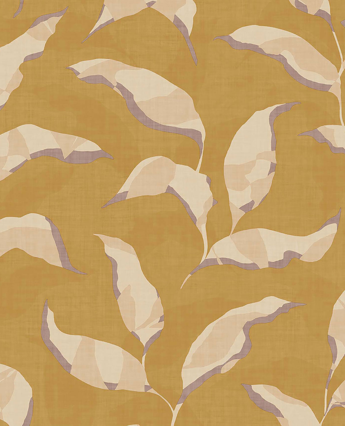 Picture of Callista Mustard Leaves Wallpaper