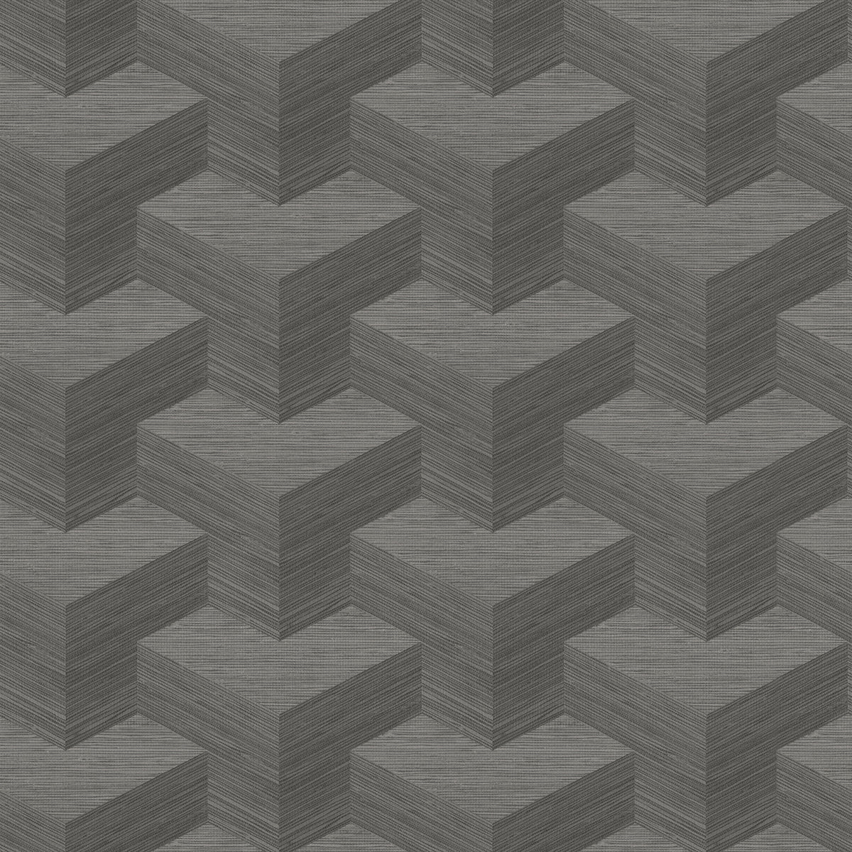 Picture of Y Knot Grey Geometric Texture Wallpaper