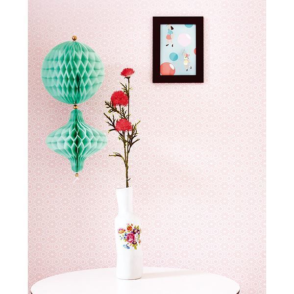 Arielle Peach Marrakesh Wallpaper - York Wallcovering