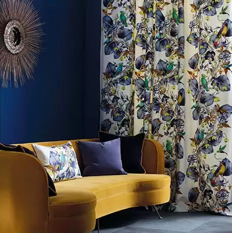 Enchanted Gardens Rain Forest Amethyst - Osborne & Little - F7013-02 Fabric